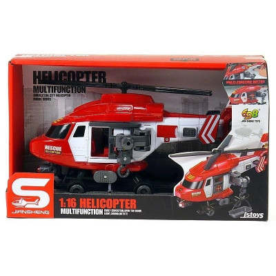 585621 HELIKOPTER RATUNKOWY NA BATERIE ŚWIATŁO DŹWIĘK