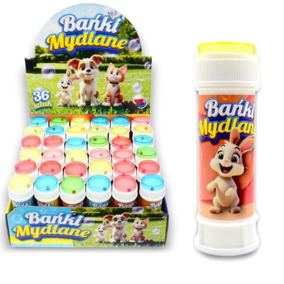 009950 BAŃKI MYDLANE DLA DZIECI ZWIERZAKI ULUBIEŃCY 60ML