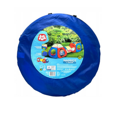 108110 NAMIOT Z TUNELEM 3W1 DOMEK TUNEL ELEFUN