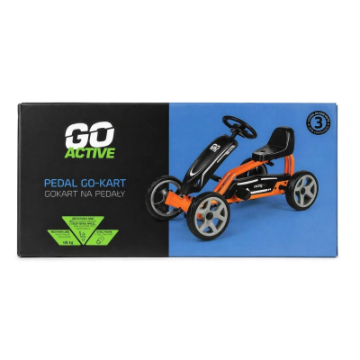 108226 GOKART NA PEDAŁY SPORTOWY JEŹDZIK GO ACTIVE