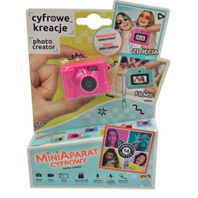 606761 MINI APARAT CYFROWY PRO CYFROWE KREACJE RÓŻOWY EPEE