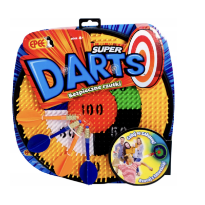 603746 SUPER DARTS BEZPIECZNE RZUTKI LOTKI TARCZA ZESTAW DO GRY EPEE