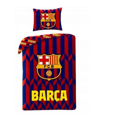 624508 KOMPLET POŚCIELI POŚCIEL FC BARCELONA 160 X 200 CM BAWEŁNA 100%