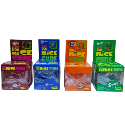 518005 GNIOTEK ANTYSTRESOWY SQUISHY KOSTKA LODU ICE RÓŻNE KOLORY