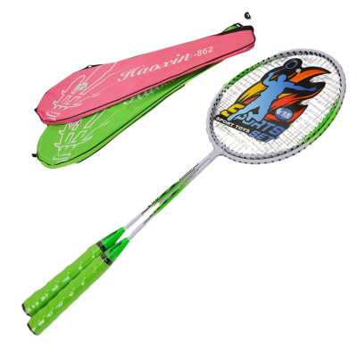 591783 PALETKI RAKIETKI GRA BADMINTON W FUTERALE 2 KOLORY
