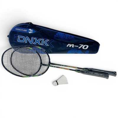 604360 PALETKI RAKIETKI GRA BADMINTON W FUTERALE 2 KOLORY
