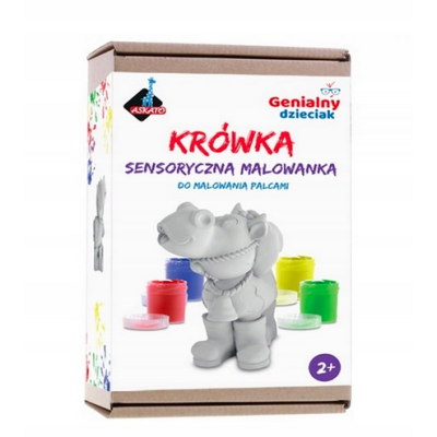 118529 GIPSOWA SENSORYCZNA MALOWANKA PALCAMI KRÓWKA