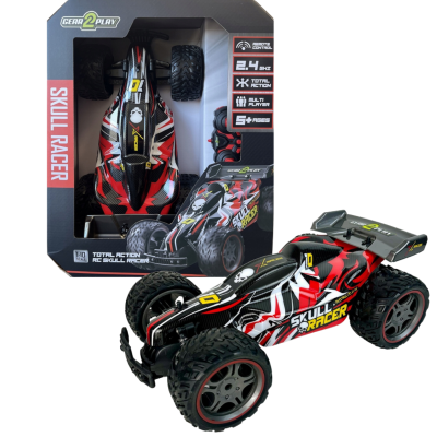 430466 POJAZD TOTAL ACTION SKULL RACER  ZDALNIE STEROWANY 2 KOLORY 1:10