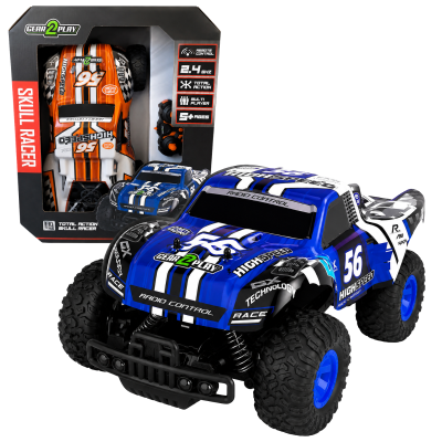 430466 POJAZD TOTAL ACTION SKULL RACER  ZDALNIE STEROWANY 2 KOLORY 1:10