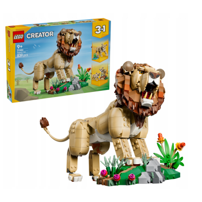 31386 LEGO CREATOR 3W1 DZIKIE ZWIERZĘTA: DUMNY LEW 2026