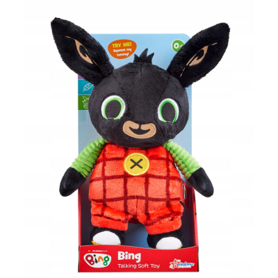 024091 MASKOTKA PLUSZAK INTERAKTYWNY 2W1 MÓWIĄCY KRÓLIK BING 30CM