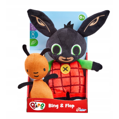 024084 MASKOTKA PLUSZAK 2PAK KRÓLIK BING I FLOP