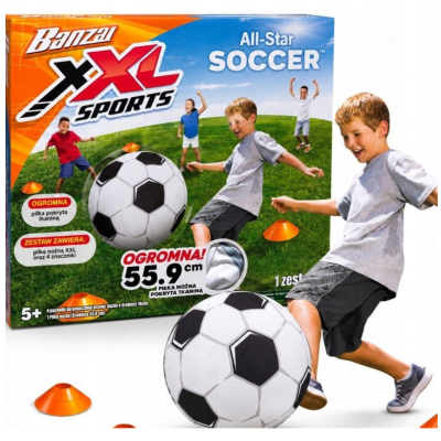 402657 OGROMNA PIŁKA NOŻNA SOCCER XXL FOOTBALL 55,9CM