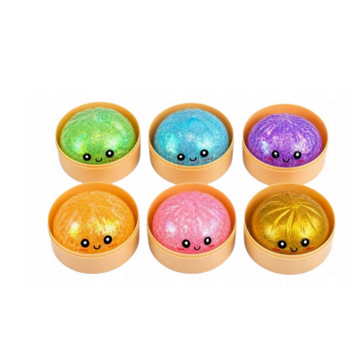 713094 DUMPLINGS SQUISHY MASKOTKA PIEROŻEK 10CM RÓŻNE KOLORY BROKAT
