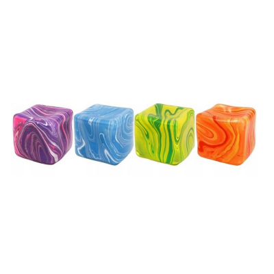 023489 GNIOTEK ANTYSTRESOWY SQUISHY KOSTKA LODU ICE RÓŻNE KOLORY