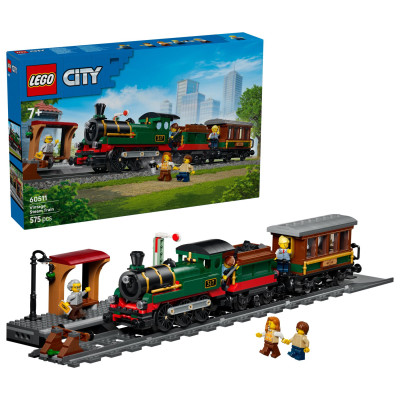60511 LEGO CITY RETRO POCIĄG Z LOKOMOTYWĄ PAROWĄ 2026