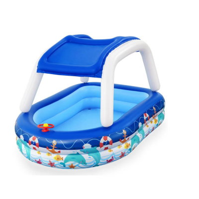 312643 BESTWAY BASEN DMUCHANY Z DASZKIEM 213 x 155 cm