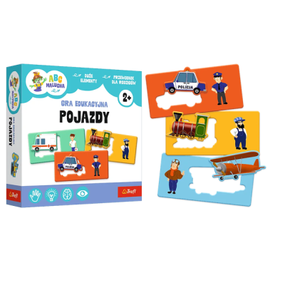 02907 TREFL GRA EDUKACYJNA POJAZDY ABC MALUCHA