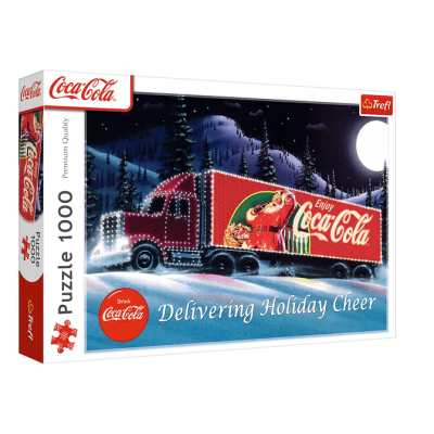 010941 TREFL PUZZLE MIKOŁAJ COCA-COLA ŚWIĘTA CIĘŻARÓWKA 1000 EL