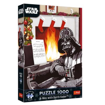 12085 TREFL PUZZLE STAR WARS ŚWIĘTA Z DARTH VADER 1000 EL