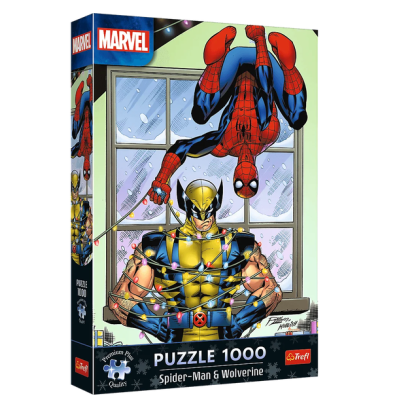 12088 TREFL PUZZLE MARVEL SPIDER-MAN & WOLVERINE ŚWIĘTA 1000 ELEMENTÓW