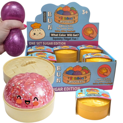 713117 DUMPLINGS SQUISHY MASKOTKA PIEROŻEK 10CM RÓŻNE KOLORY BROKAT