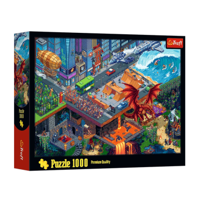 010986 TREFL PUZZLE MIASTO PIXEL 1000 EL