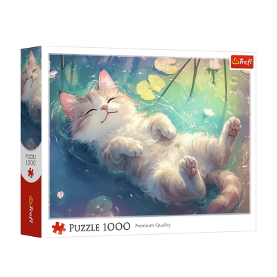 010983 TREFL PUZZLE KOTEK PURRFEKCYJNY RELAKS 1000 EL