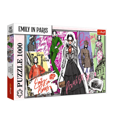 010967 TREFL PUZZLE EMILY W PARYŻU: MODOWE INSPIRACJE 1000 EL