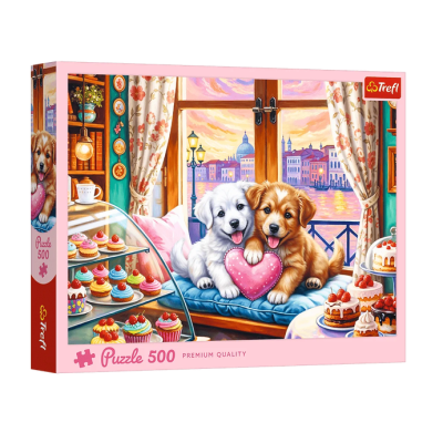 37554 TREFL PUZZLE SZCZENIĘCA MIŁOŚĆ 500 EL