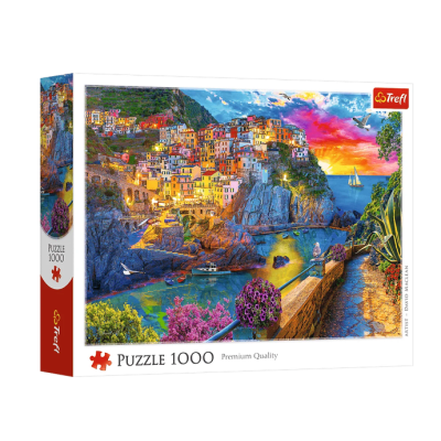 010982 TREFL PUZZLE WIECZORNY SPACER PO CINQUE TERRE 1000 EL