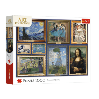010974 TREFL PUZZLE KOLEKCJA ARCYDZIEŁ SZTUKI 1000 EL