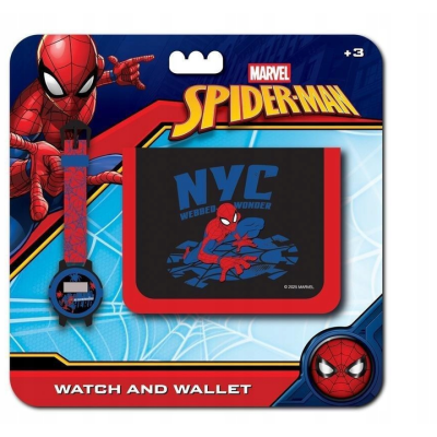 799709 PORTFEL Z ZEGARKIEM DIAKAKIS SPIDERMAN