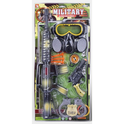 493114 ZESTAW MILITARNY WOJSKO ŻOŁNIERZ KARABIN
