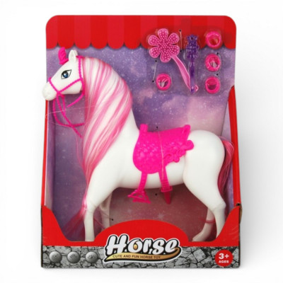 458137 FIGURKA KONIA KOŃ KONIK + AKCESORIA