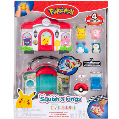 823261 ZESTAW POKEMON FIGURKI MINI SQUISHMALLOWS CENTER PLAYSET