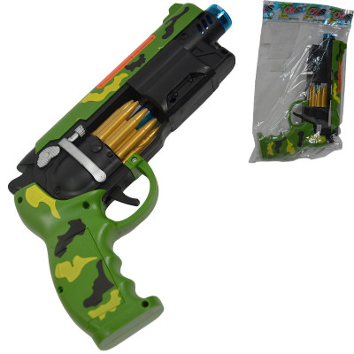 167644 PISTOLET REWOLWER ŚWIATŁO DŹWIĘK