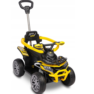 323491 TOYZ QUAD JEŹDZIK POJAZD DLA DZIECI MOVIX MIĘKKIE KOŁA ŻÓŁTY