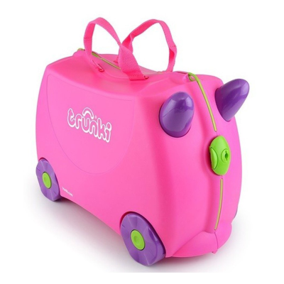 200061 TRUNKI JEŻDŻĄCA WALIZECZKA TRIXI JEŹDZIK WALIZKA PODRÓŻNA BAGAŻ