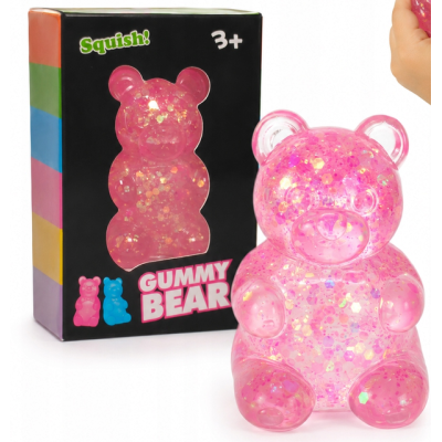 519422 GUMMY BEAR Miś GNIOTEK ANTYSTRESOWY RÓŻNE KOLORY