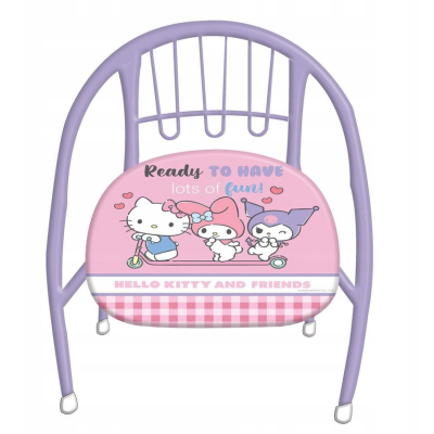 823565 KRZESEŁKO KRZESŁO DZIECIĘCE METALOWE HELLO KITTY DIAKAKIS