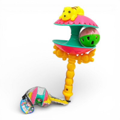 550801 GRZECHOTKA KULA Z UCHWYTEM CABOTOYS