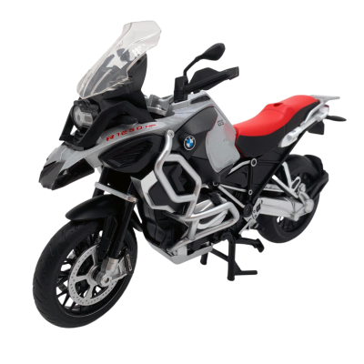 624169 MSZ MOTOR BMW R1250GS ADVENTURE SREBRNY  MODEL 1:12
