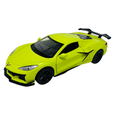 403448 MSZ SAMOCHÓD CHEVROLET CORVETTE C8 ŻÓŁTY ŚWIATŁO DŹWIĘK MODEL 1:32