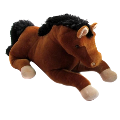 139214 MASKOTKA PLUSZOWY KOŃ KUCYK Z DŹWIĘKIEM MAŁY 45 CM RÓŻNE KOLORY