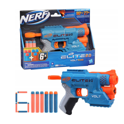 948079 NERF PISTOLET WYRZUTNIA ELITE N-STRIKE 2.0 VOLT SD-1 + 6 NABOJÓW