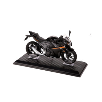 622943 HUAYI MSZ MOTOR 1/12 M12-15B SUZUKI GSX250R CZARNY ŚW DŹW 1:12