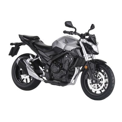 622974 HUAYI MSZ MOTOR 1/12 M12-19B HONDA CB400F SREBRNY ŚW DŹW 1:12