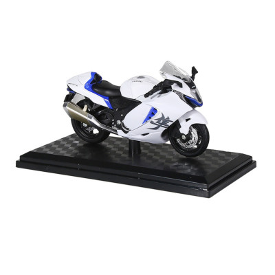 622806 HUAYI MSZ MOTOR 1/18 M18-5B SUZUKI HAYABUSA BIAŁY 1:18