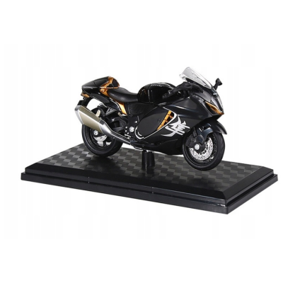 622790 HUAYI MSZ MOTOR 1/18 M18-5B SUZUKI HAYABUSA CZARNY 1:18